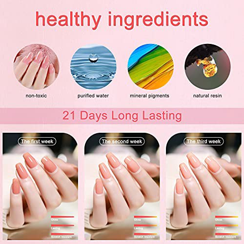 JODSONE Gel Nail Polish Kit, rainbow candy a01 6