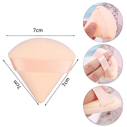 Pimoys 6 Pieces Powder Puff Face Soft Triangle Makeup Flesh 2