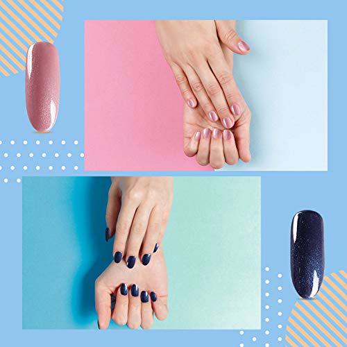 Villsure Gel Nail Polish Kit Villsure All-in-One 5 Colors Gel Nail Kit 5
