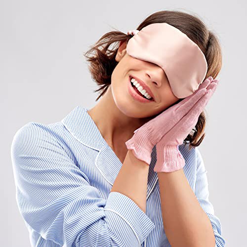 EvridWear Beauty Cotton Gloves, Large/X-Large (12 Count) Light Weight Pink Color 6