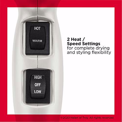 REVLON Infrared Heat Hair Dryer, White 3