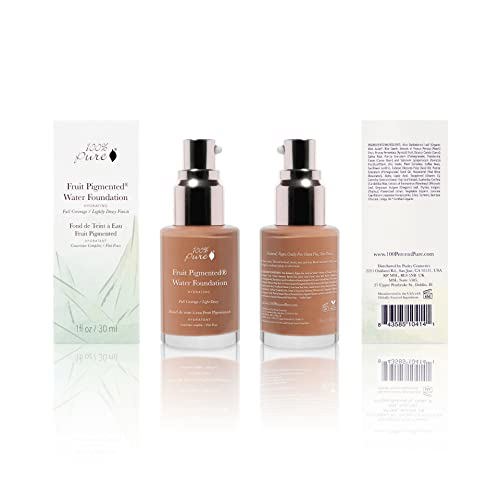 100% PURE Fruit Pigmented Full Coverage Water Foundation, Warm 6.0 2