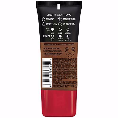 L'Oreal Paris Makeup Infallible Pro-Matte Foundation, Rich Ebony 115 2