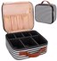 Relavel Travel Makeup Train Case Makeup Cosmetic Case Organizer Stripe Thumbnail 1