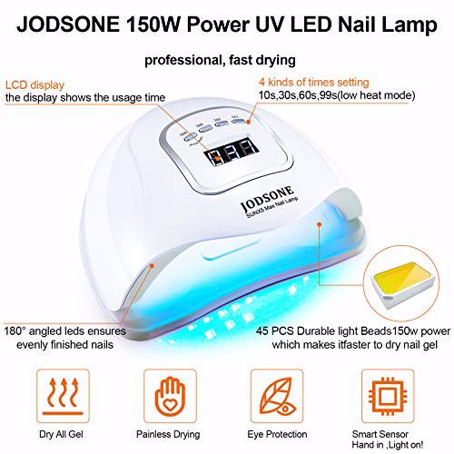 JODSONE Gel Nail Polish Kit, with with glitter color series 3