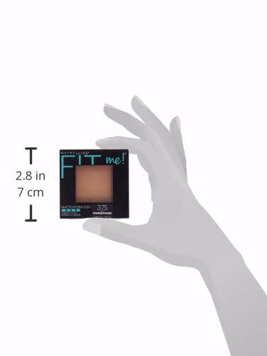 Maybelline New York Fit Me Matte + Poreless Pressed Face Powder Makeup, Java 7
