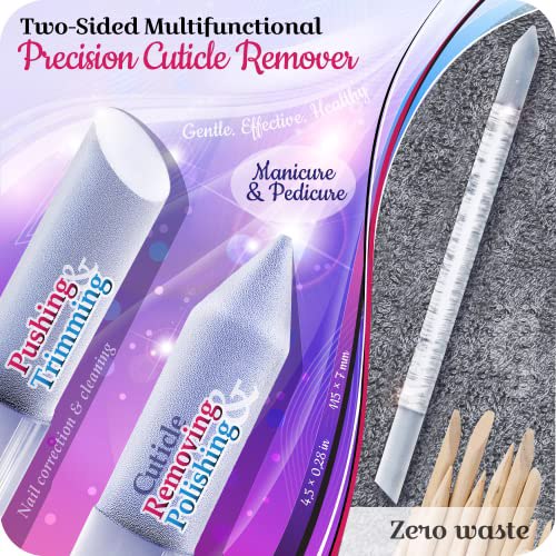 Genuine Czech Glass Nail File Set 4