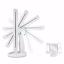 deweisn Tri-Fold Lighted Vanity Mirror with 21 LED Lights White Thumbnail 5