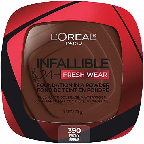 L'Oreal Paris Infallible Viral TikTok Favorite Foundation in a Powder Ebony 390