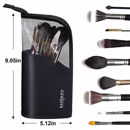 EIIORPO Makeup Brush Organizer Bag Travel Cosmetic 2