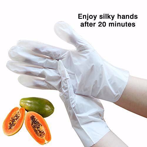 MOND'SUB 5 Value Moisturizing Gloves, Papaya 7