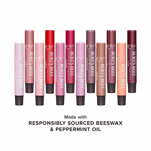 Burt's Bees Lip Balm, Moisturizing Lip Shimmer, Caramel 4 Pack 3