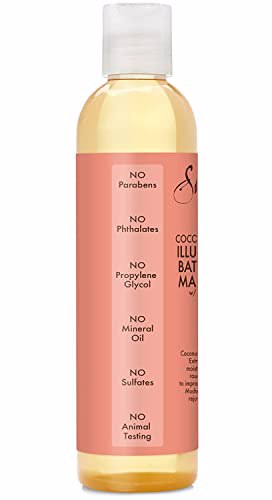 SheaMoisture Coconut & Hibiscus Bath Body & Massage Oil 5