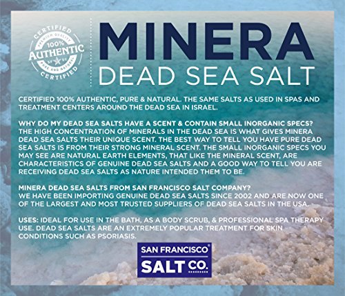Minera Natural Dead Sea Salt Bulk  8