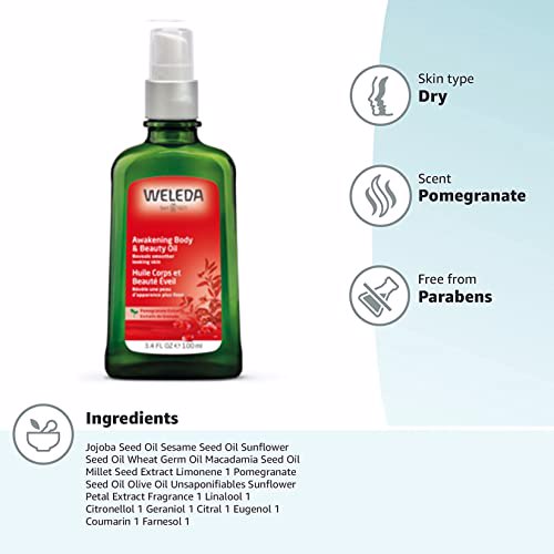 Weleda Awakening Pomegranate Body and Beauty Oil 3