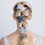 Kitsch Velvet Scrunchies, Black/Gray Thumbnail 5