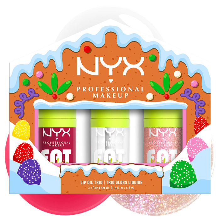 Nyx Labbra Holiday Lip Oil Trio 1