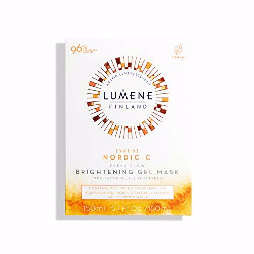 Lumene Nordic-C Valo Fresh Glow Brightening Gel Mask facial mask with vitamin C transparent 2