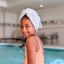 Turbie Twist Microfiber Hair Towel Wrap, White Thumbnail 4