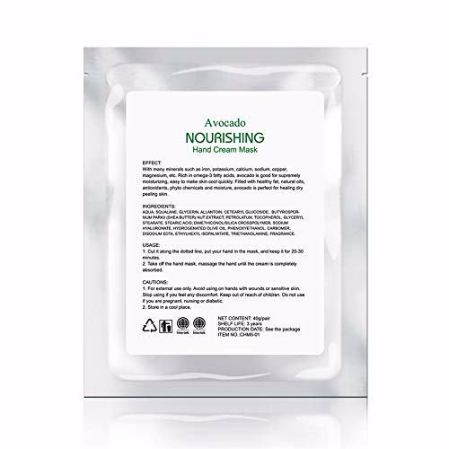 MOND'SUB 5 Pairs Avocado Moisturizing Hand Masks 9