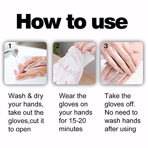 MOND'SUB 5 Value Moisturizing Gloves, Papaya 5
