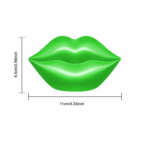 FREEORR 20Pcs Moisturizing Lip Mask Green 2