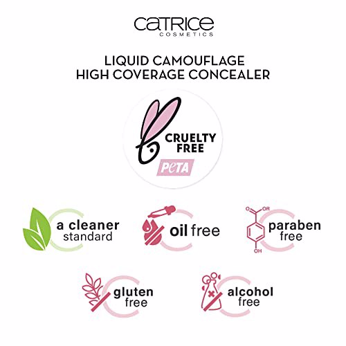 Catrice Liquid Camouflage High Coverage Concealer (007 Natural Rose) 3