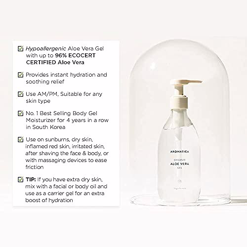 AROMATICA Organic Soothing Aloe Vera Gel 5