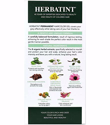 Herbatint Permanent Haircolor Gel, 6D Dark Golden Blonde 3