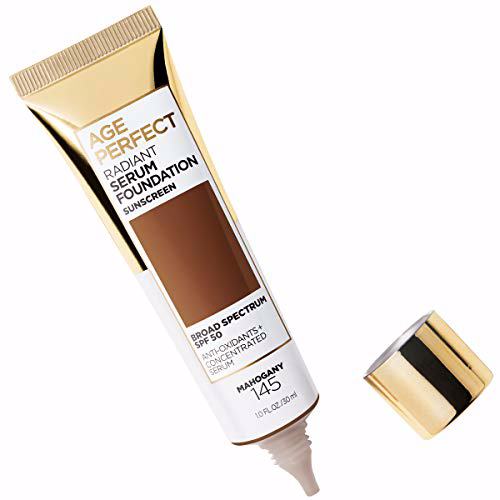 L'Oreal Paris Age Perfect Radiant Serum Foundation with SPF 50, Mahogany 2