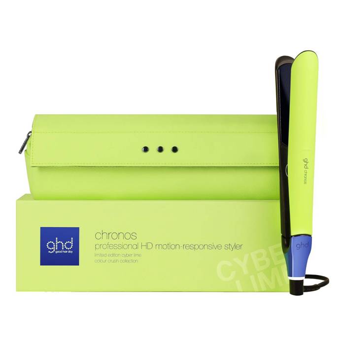 Ghd Chronos Professional Hair Styler In Cyber Lime 1