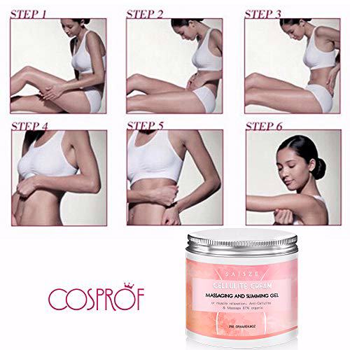 SAISZE Anti Cellulite Body Slimming Cream + Massager 4