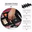 MONSTINA Travel Makeup Bag,Portable Cosmetic Train Case Thumbnail 5