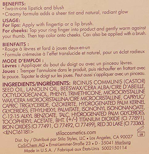 stila Convertible Color, Dual Lip and Cheek Cream, Lillium 3