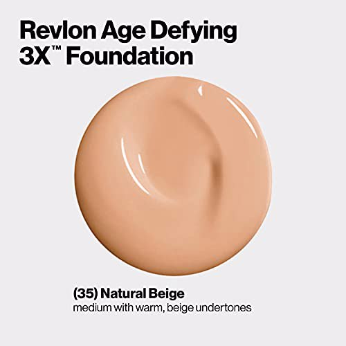 Revlon Age Defying 3X Makeup Foundation 035 Natural Beige 3