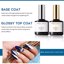 Modelones 15ml Gel Nail Polish Top Coat Set, 2Pcs Thumbnail 3