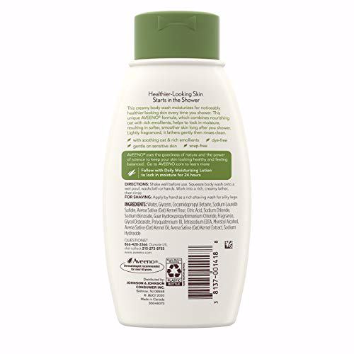 Aveeno Daily Moisturizing Body Wash with Soothing Oat, Pack of 3 4