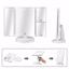 deweisn Tri-Fold Lighted Vanity Mirror with 21 LED Lights White Thumbnail 3