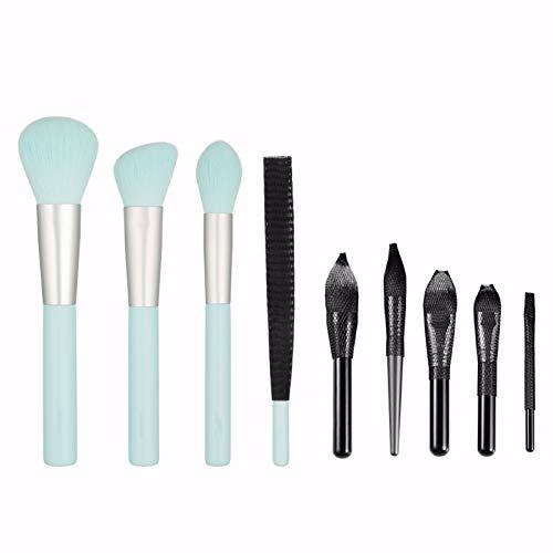 Frcolor 50pcs Makeup Brush Mesh Cover Cosmetic Black 2