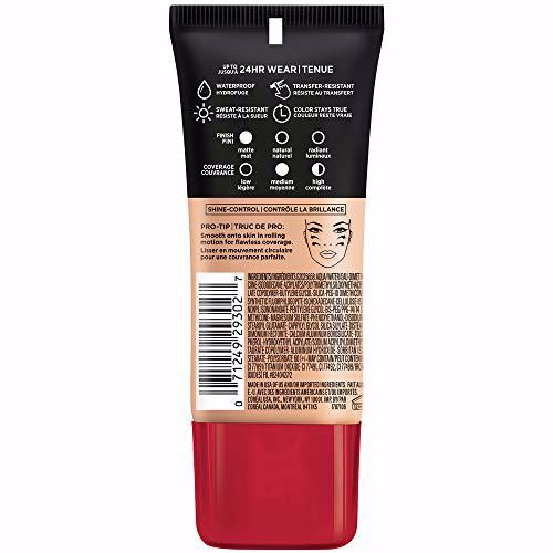 L'Oreal Paris Makeup Infallible Pro-Matte Foundation, 103 Natural Buff 2