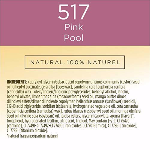 Burts Bees 100% Natural Glossy Lipstick, Pink Pool 8