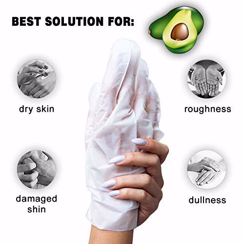 MOND'SUB 5 Pairs Avocado Moisturizing Hand Masks 2