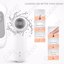 Waterproof Facial Cleansing Spin Brush Set with 3 Exfoliating Brush Heads, Gray Thumbnail 5