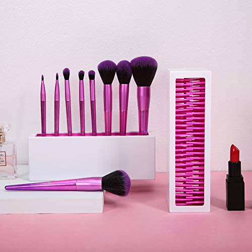 DUcare Makeup Brush Storage Holder Organizer Professional Silicone Air Drying 2