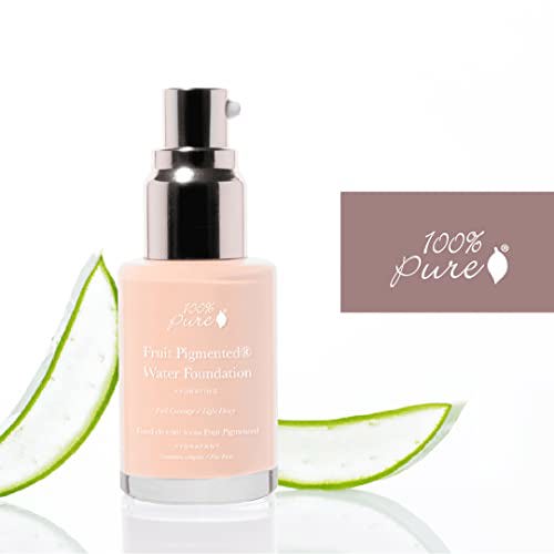 100% PURE Fruit Pigmented Full Coverage Water Foundation, Cool 1.0 4