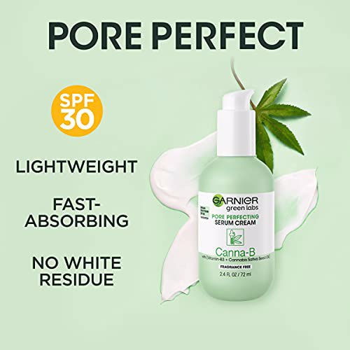 Garnier SkinActive Green Labs Canna-B Pore Perfecting Serum Cream Moisturizer 5