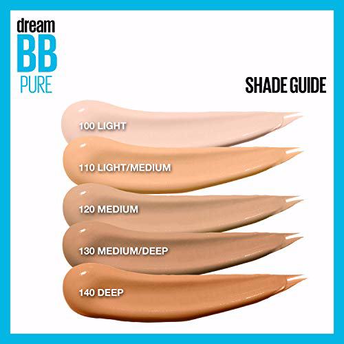 Maybelline Dream Pure Skin Clearing BB Cream, 8-in-1 Skin Perfecting Medium/Deep 7