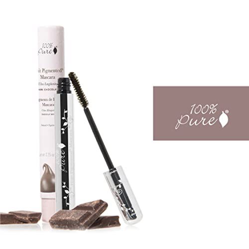 100% PURE Ultra Lengthening Mascara Dramatic Intense Volume Dark Chocolate 4