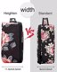 Relavel Travel Makeup Train Case with Adjustable Dividers for Cosmetics Thumbnail 5