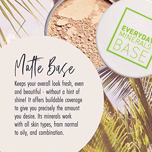 Everyday Minerals Rosy Light 2C Matte Base Natural Mineral Makeup Foundation  3